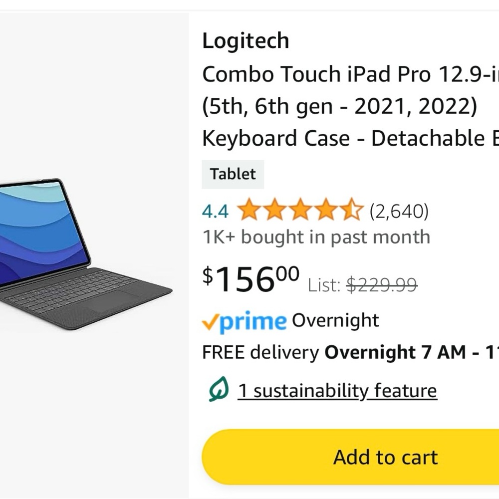 Logitech Combo Touch iPad Pro 12.9-inch